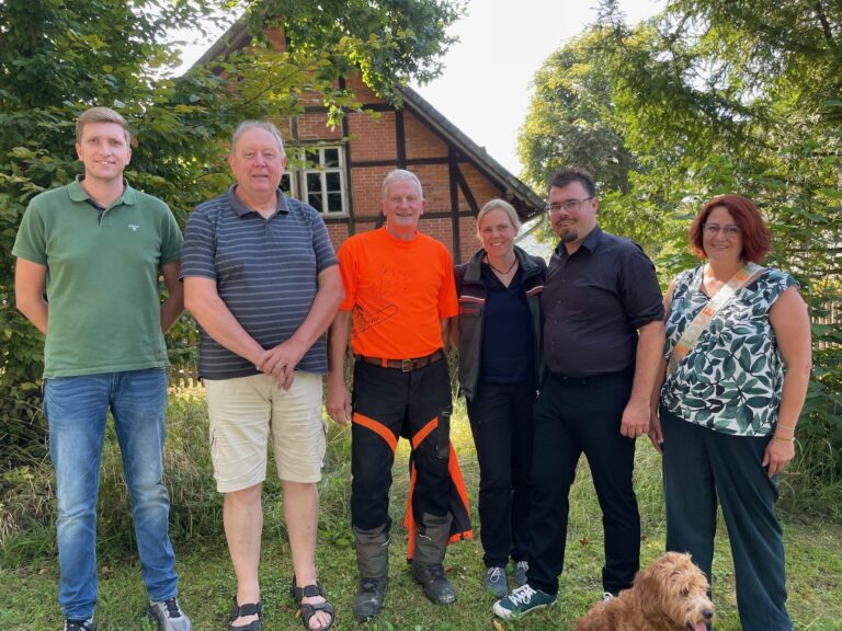 Helge Limburg beim Forstamt Grünenplan